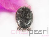 blue oval gemstone clasp wholesale