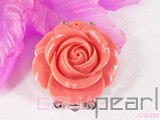 red rose shape rosin clasp wholesale