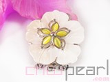 white flower shape shell clasp wholesale