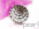 black flower shape shell clasp wholesale