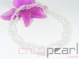 white irregular crystal necklace wholesale