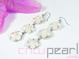 5-6mm white freshwater pearl earrings wholesale