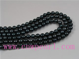 16inch 7-7.5mm AA Black akoya pearl strands wholesale
