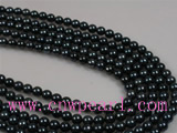 16inch 5.5-6mm AA Black Akoya loose pearl strands wholesale