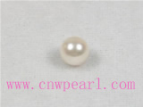 half drilled white loose akoya pearl beads wholesale