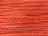 16" 2-3mm pink round natural loose coral beads