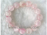 7" 14mm pink savageness lotus crystal bracelet