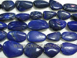 15-25mm irregular lapis lazuli loose gemstone beads