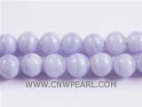 12mm light purple round agate loose gemstone beads