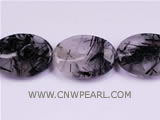 15-20mm elliptical hair crystal loose gemstone beads