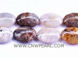 22-30mm yellow elliptical jade loose gemstone beads