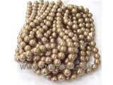 15" 14mm south sea shell pearl beads in strand