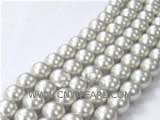 15" 14mm black south sea shell pearl beads in strand