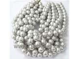 15" 14mm 7layer south sea shell pearl beads in strand