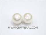 16mm white shell pearl beads