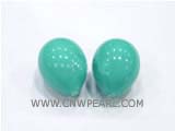 14-18mm drop shape blue south sea shell pearl beads