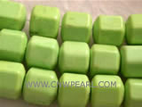 10-12mm peak green round natural loose turquoise beads