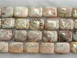 20-20mm multicolor square natural loose turquoise beads