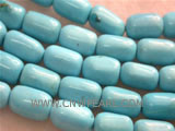 4-8mm blue irregular natural loose turquoise beads