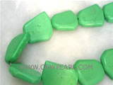 20-30mm green irregular natural loose turquoise strand