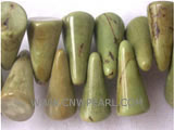 7-15mm yellow taper natural loose turquoise strand
