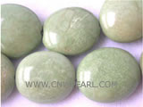 20-25mm green round natural loose turquoise strand