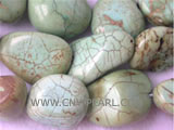 12-18mm green irregular natural loose turquoise strand