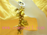yellow blister and potato freshwater pearl bracelet