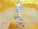 wholesale 6-7mm pink pearl bracelet
