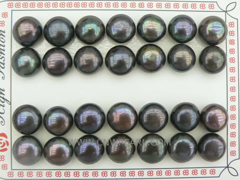size 12-13mm big black loose freshwater bread pearl