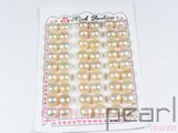 my finest pearl strands with 10-10.5mm pink loose bread pearl