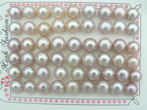 stunning 10-10.5mm purple loose bread freshwater pearl