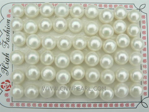 10-10.5mm white loose freshwater bread pearl with some discount