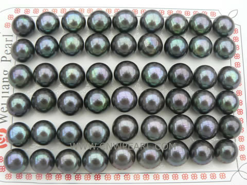 size 10-10.5mm black loose freshwater bread pearl