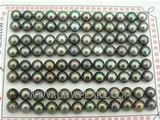 fashion 7-7.5mm black loose freshwater bread pearl