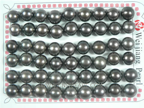 fashion 10-10.5mm gray loose freshwater bread pearl