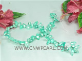 10*13mm light blue blister pearl strand with some discount