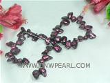 stunninng strands of 10*13mm mediumseagreen blister pearls