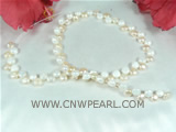 6-7mm multicolor bread pearl strand at a factory price