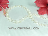 fashion 5.5-6mm natural white bread pearl strand