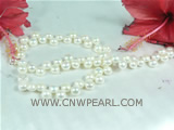 buy my finest 8mm natural white bread pearl strand