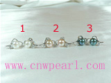 7-8mm bread pearl earring studs on sale