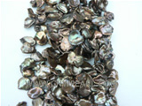 high quality of 10-11mm ear shaped keshi pearl strand