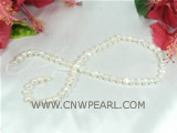 6-7mm natural white color nugget pearl strands on sale
