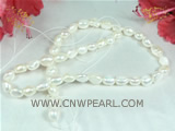 sale 7-8mm natural white color nugget pearl strands