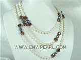 potato freshwater pearls with coin freshwater pearls necklace