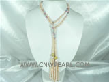 wholesale rice and potato shape freshwater pearl necklace