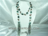 Fashionable long necklace without clasp on wholesale