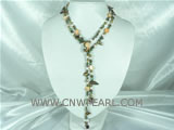 Fanshionable long necklace with no clasp on wholesale