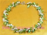 wholesale twisted different pearl jewelry necklace